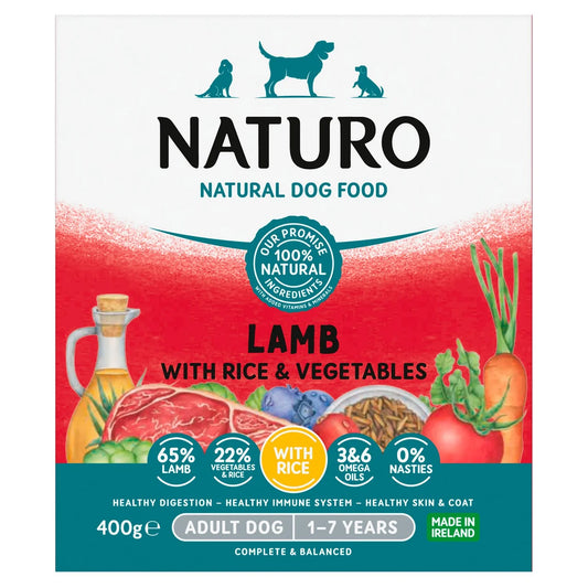 Naturo Lamb with Rice & Vegetables  400g