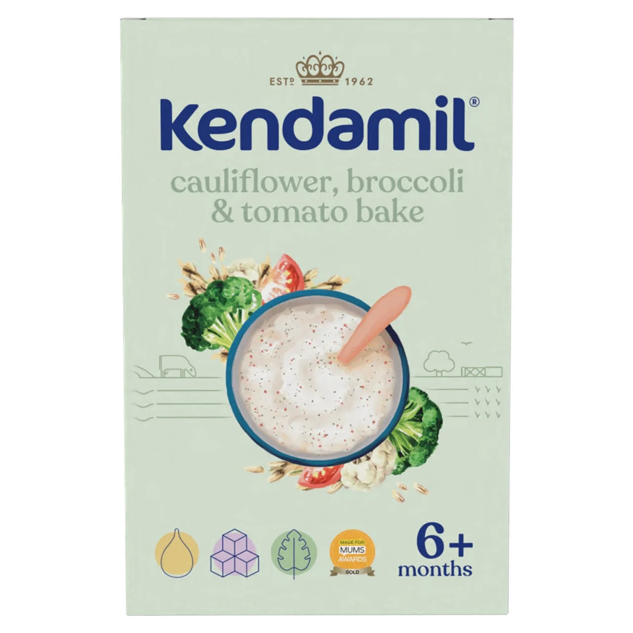 Kendamil Cauliflower Broccoli & Tomato Bake Baby Food 6+ Months 150g