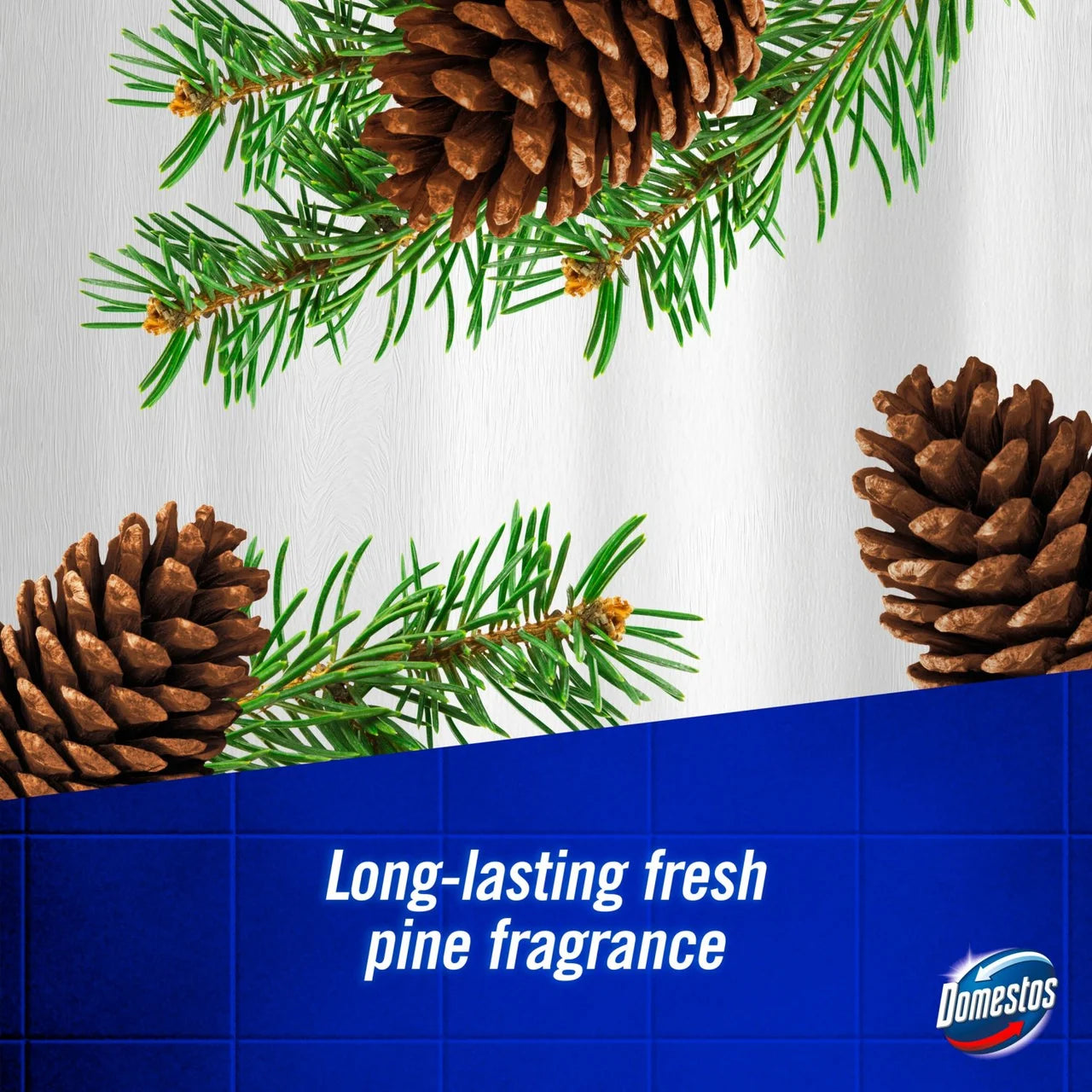 Domestos Bleach Foam Toilet and Bathroom Pine Fresh 450ml