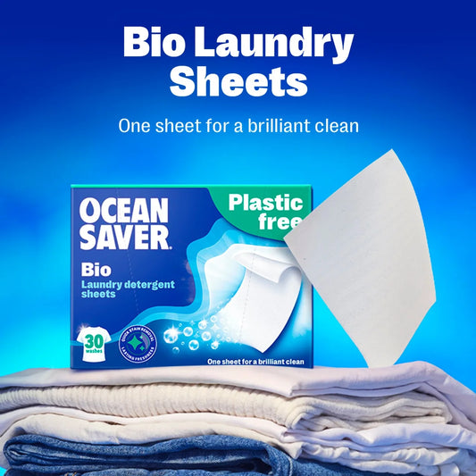 OceanSaver Plastic Free Bio Laundry Detergent Sheets 60 per pack