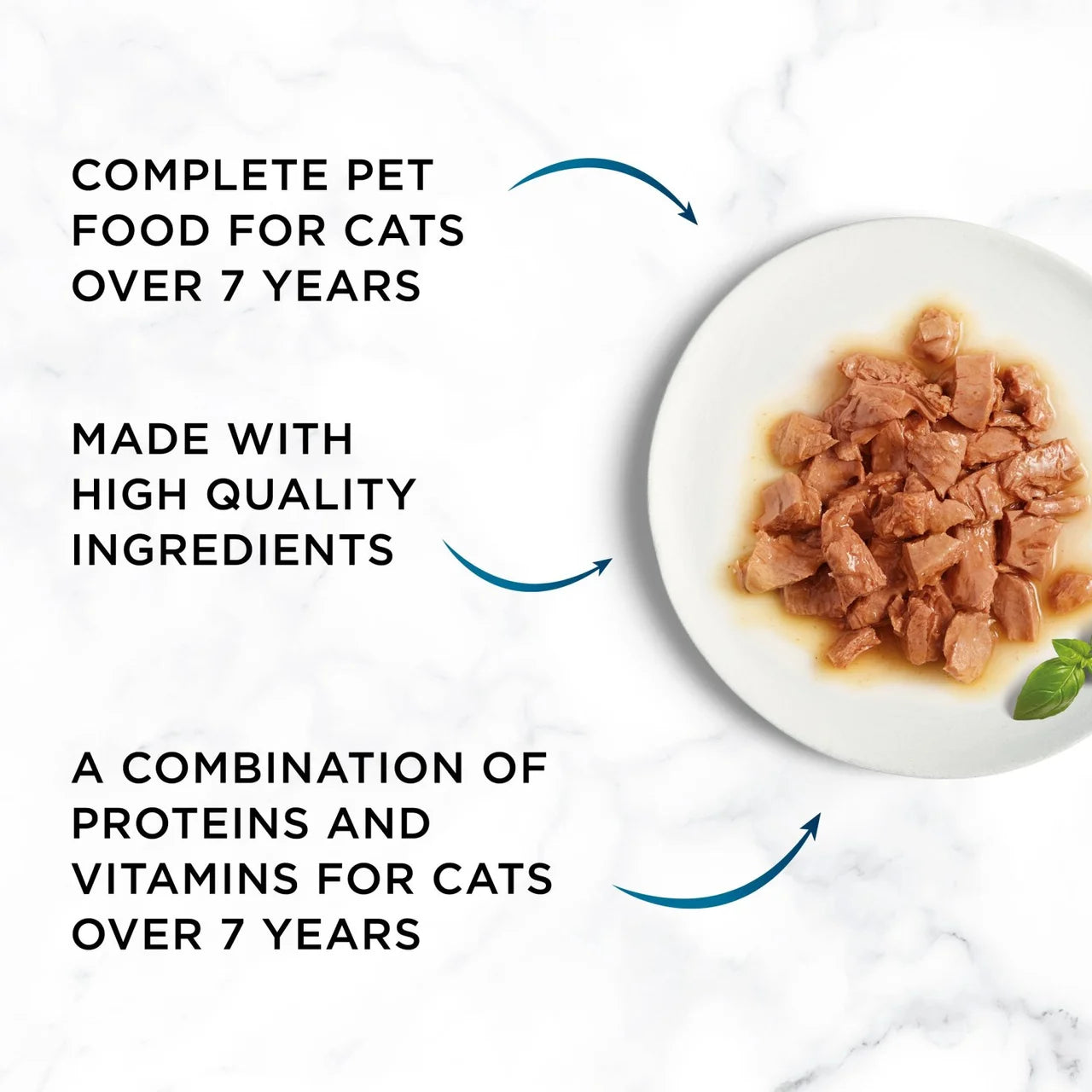 GOURMET Perle Senior 7+ Chef's Collection in Gravy Wet Cat Food 60 x 85g