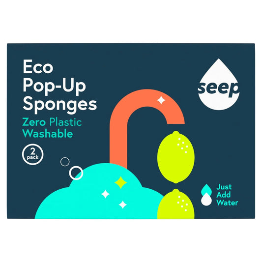 Seep Pop-Up Sponges Plastic Free 2 per pack