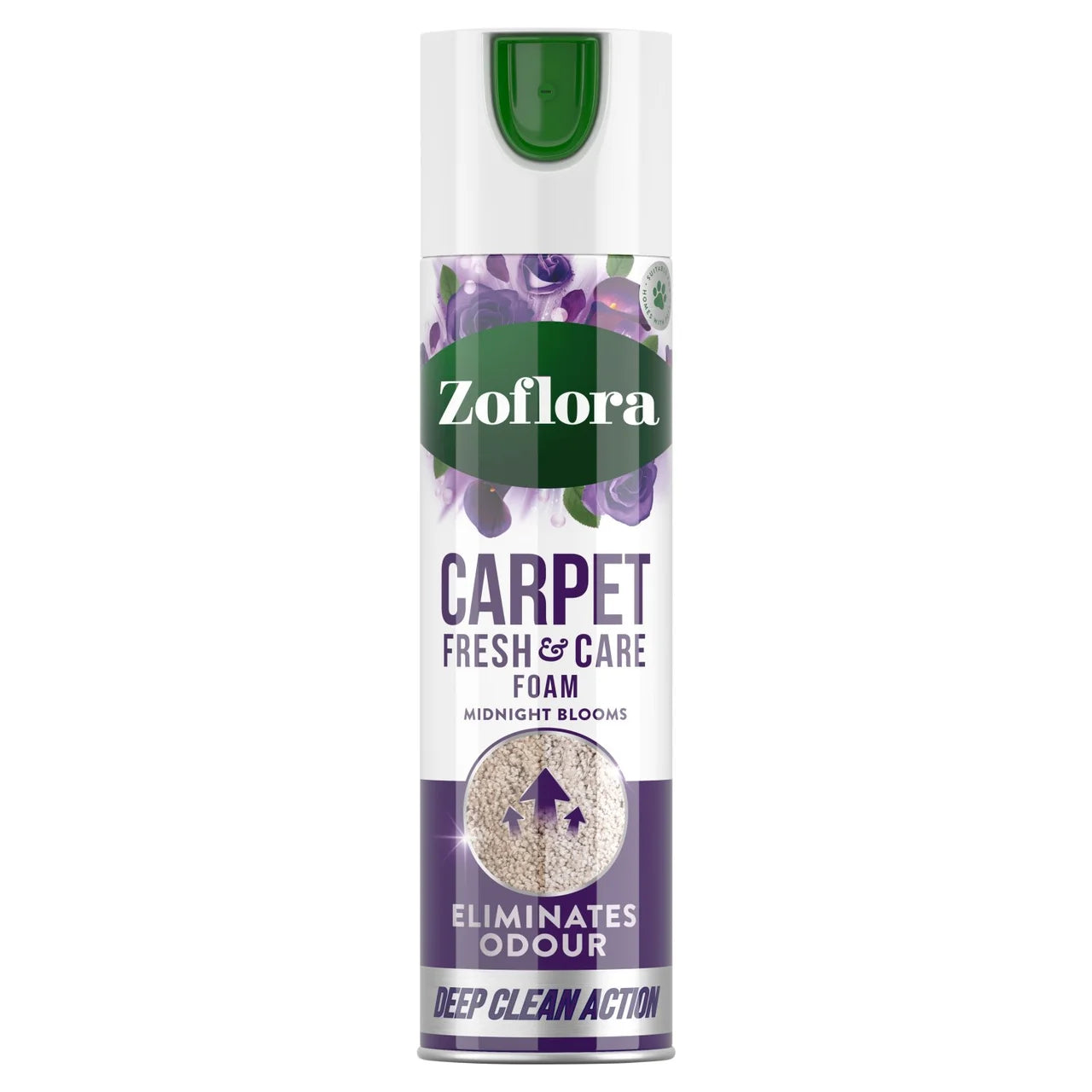 Zoflora Midnight Blooms Carpet Fresh & Care Foam 600ml