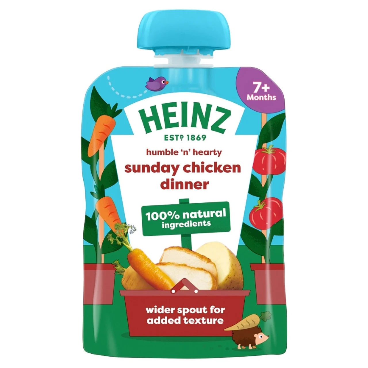 Heinz Sunday Chicken Dinner Baby Food Pouch 7+ Months 130g