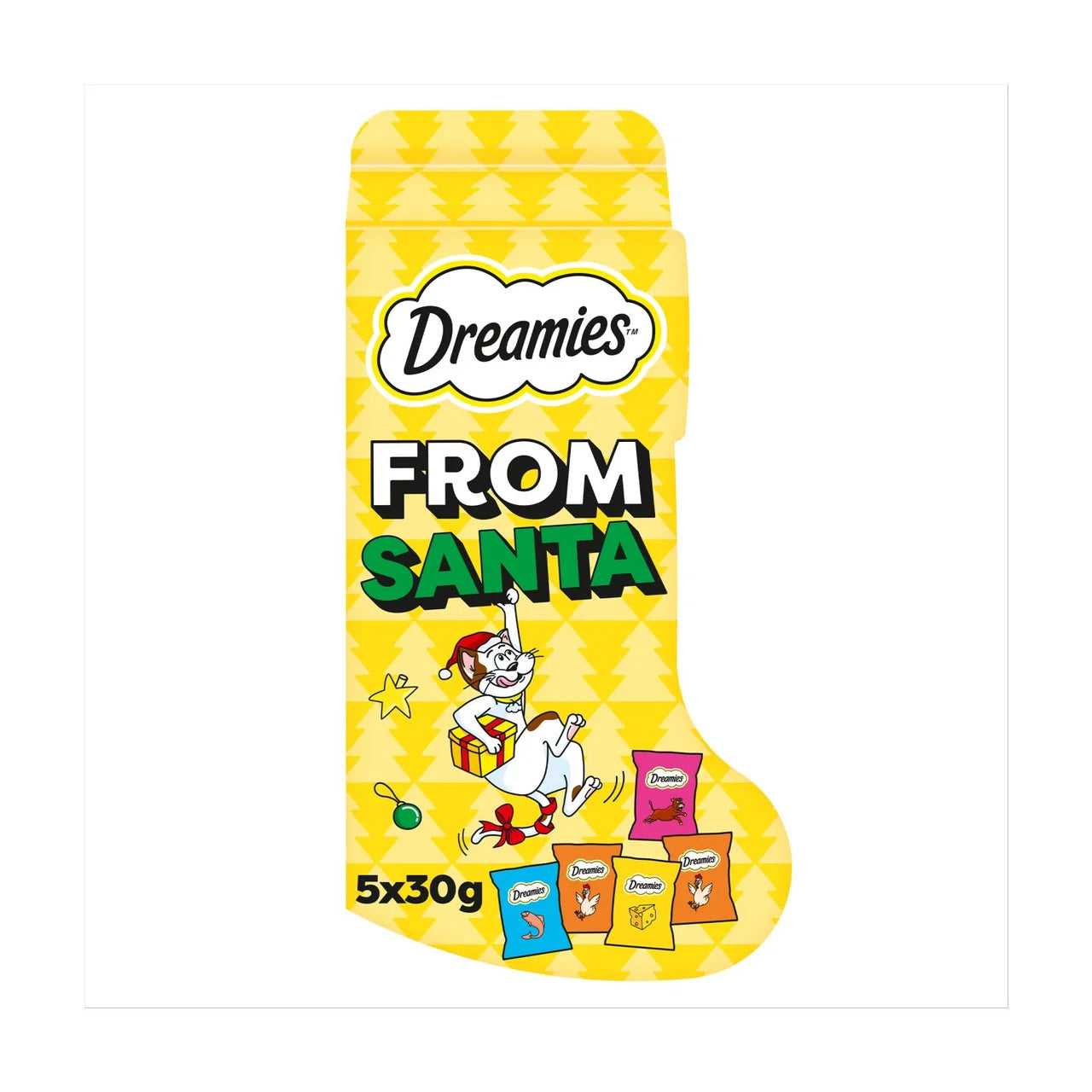 Dreamies Christmas Stocking Cat Treats 130g