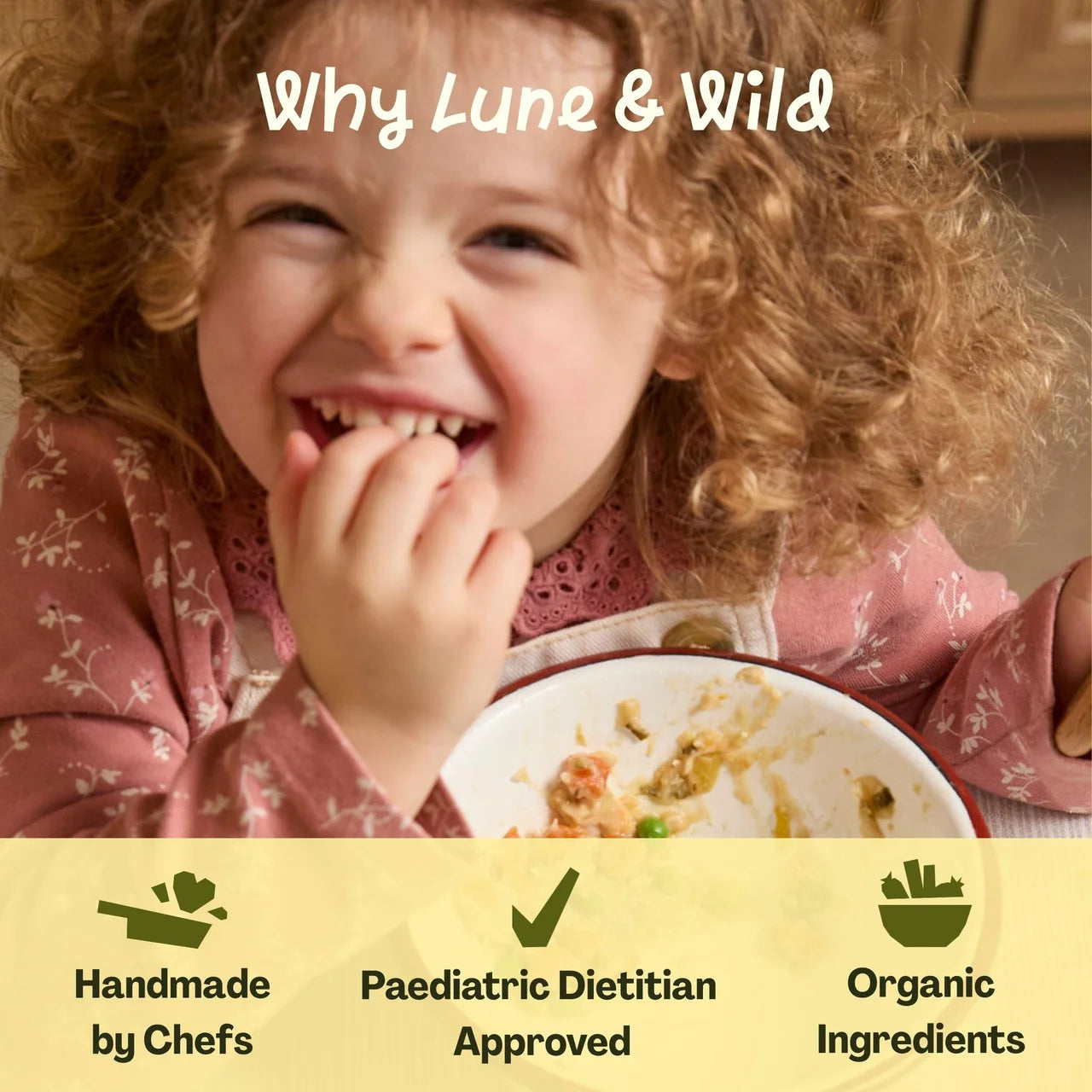 Lune & Wild Handmade Mexican Bean Chilli Toddler Meal 1-4 Years 200g