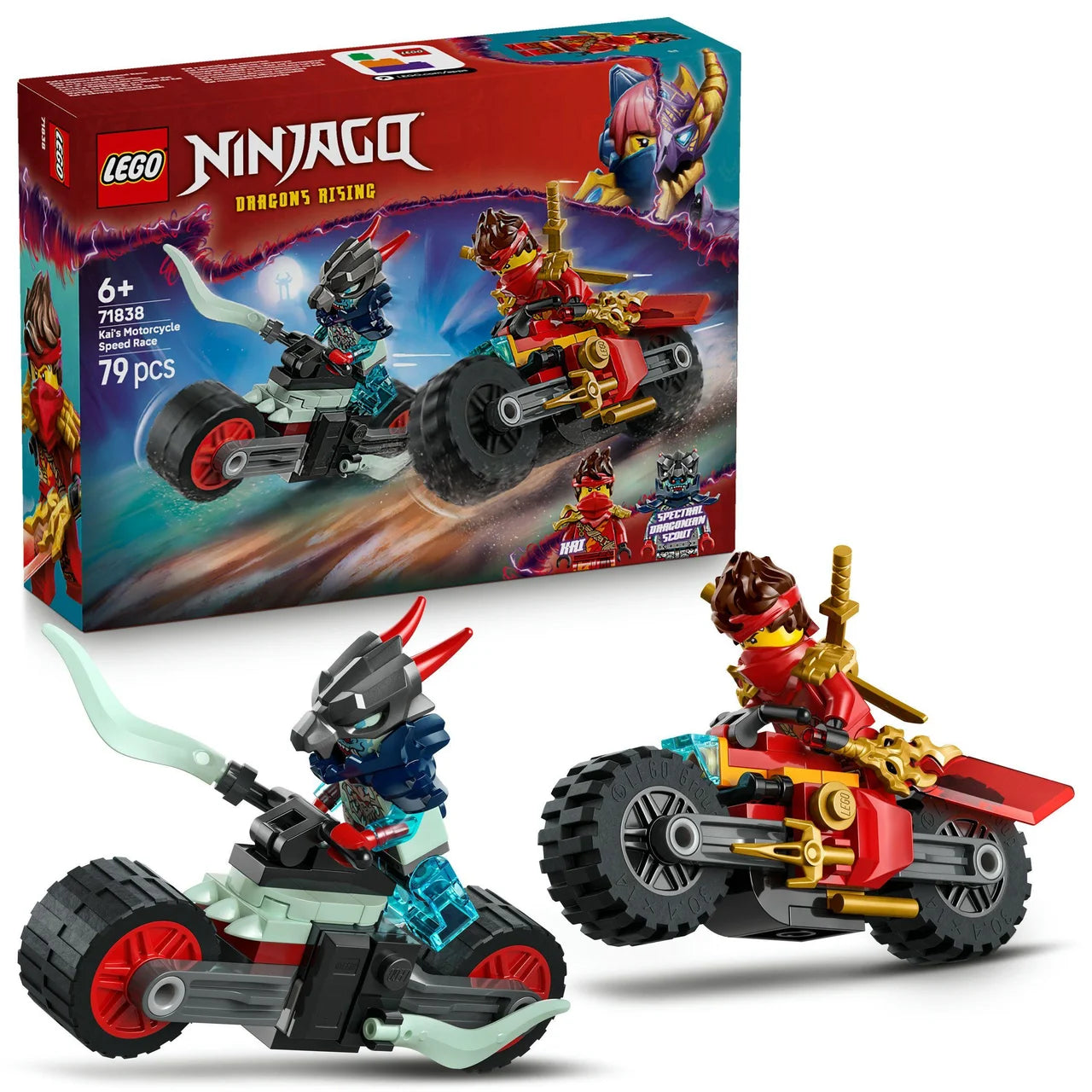 LEGO Ninjago Kai's Motorcycle Speed Race 71838 6+