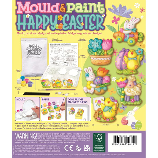 4M Happy Easter Mould & Paint Craft Kit