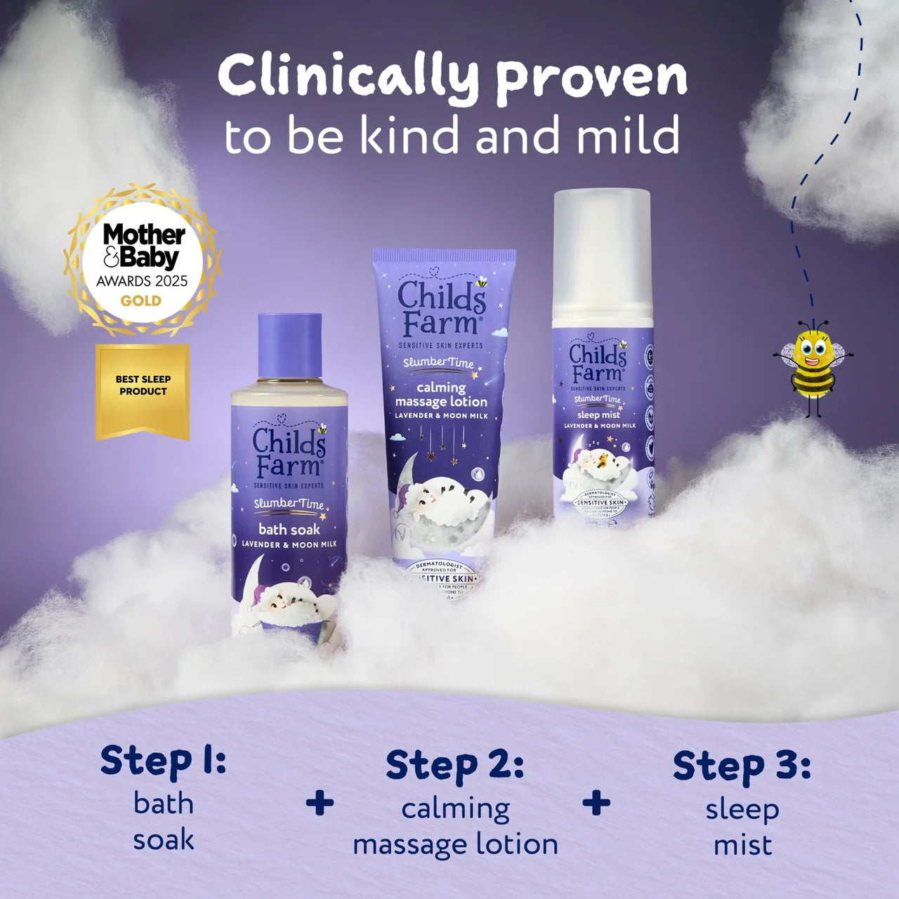 Childs Farm SlumberTime Sleep Mist, Lavender & Moon Milk 100ml