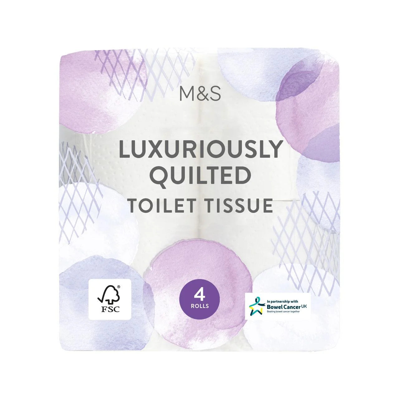 M&S Quilted Toilet Tissue 4 per pack