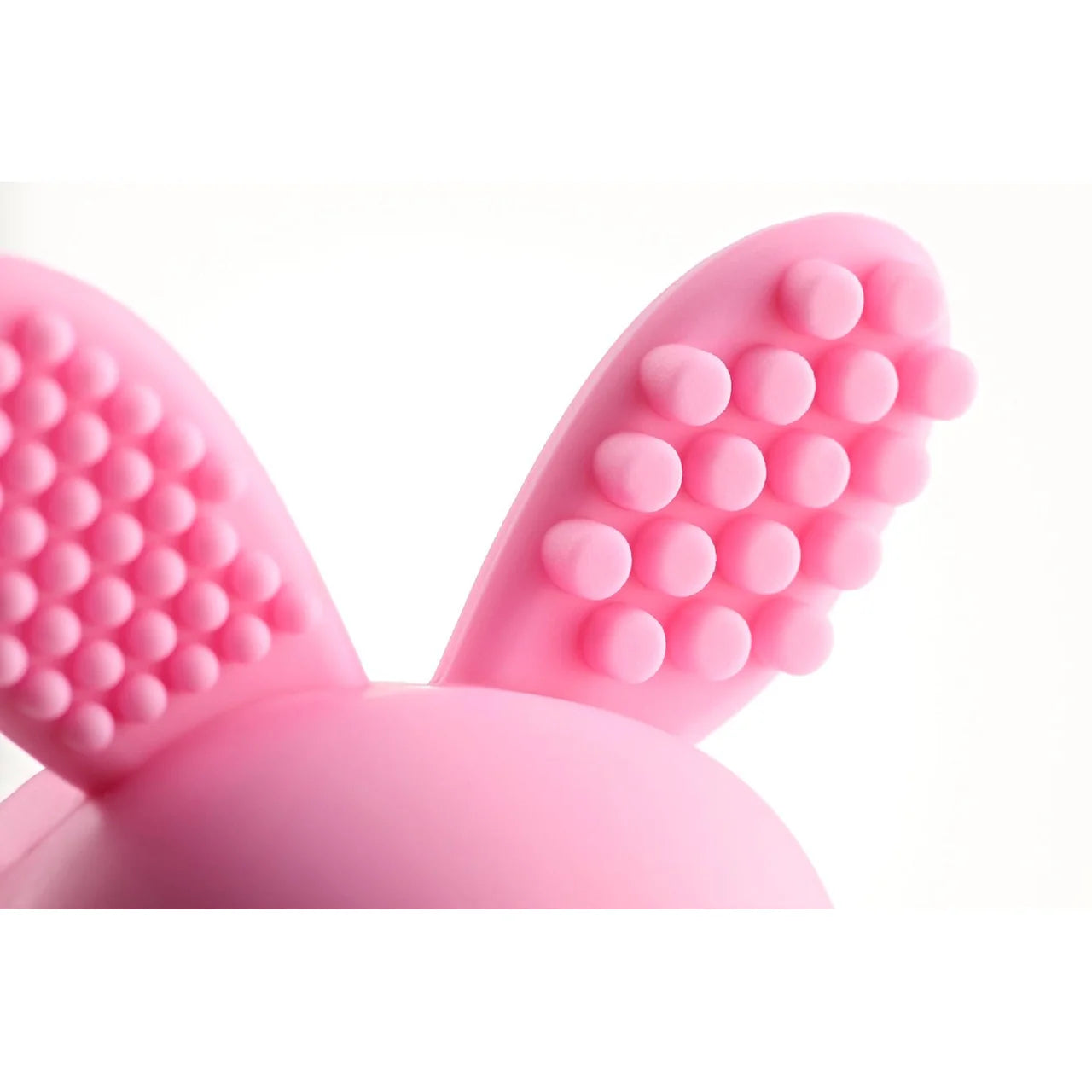 Bobbie Bunny Baby Teether Toy Rose Pink