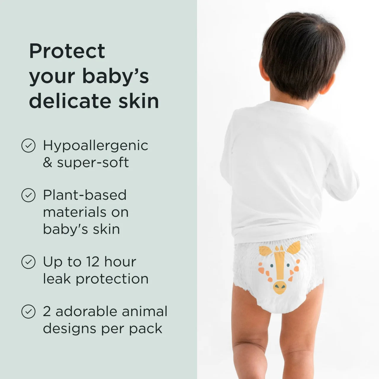 Kit & Kin Hypoallergenic Nappy Pants Size 7 (17+kg) 16 per pack