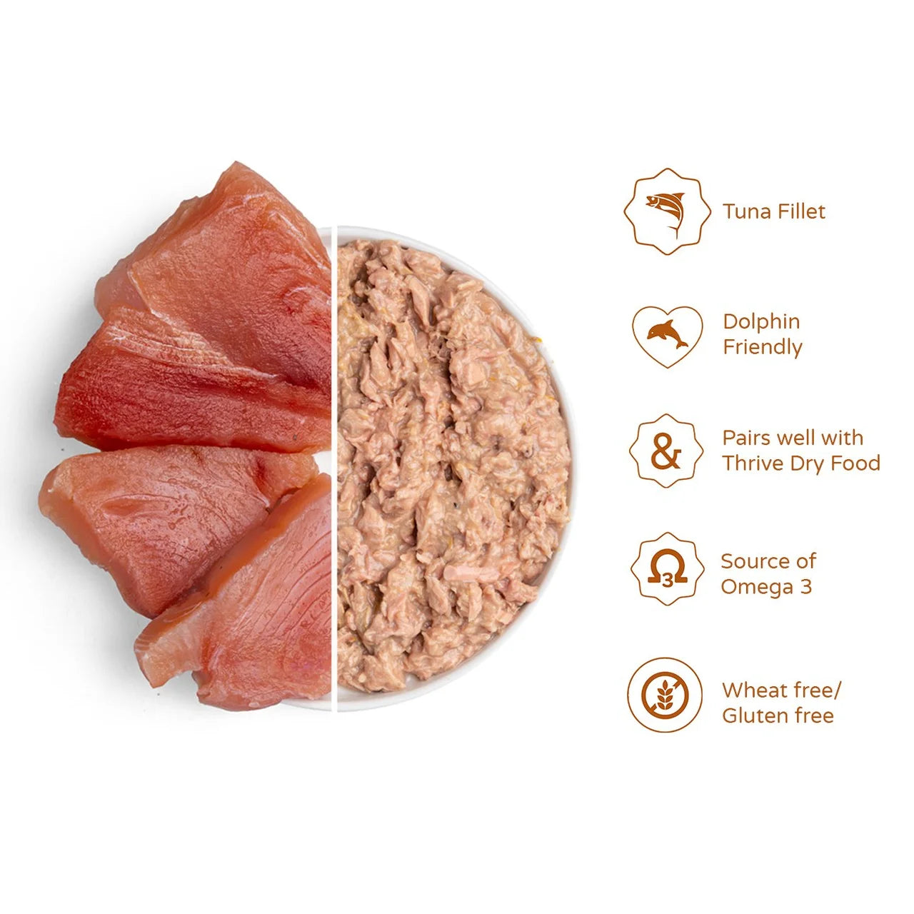 Thrive Complete Cat Food Tuna Fillet 6 x 75g