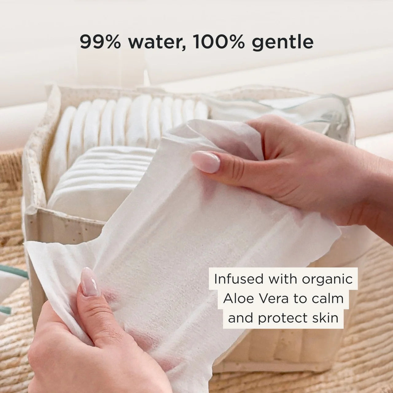 Kit & Kin Hypoallergenic Baby Wipes 60 per pack
