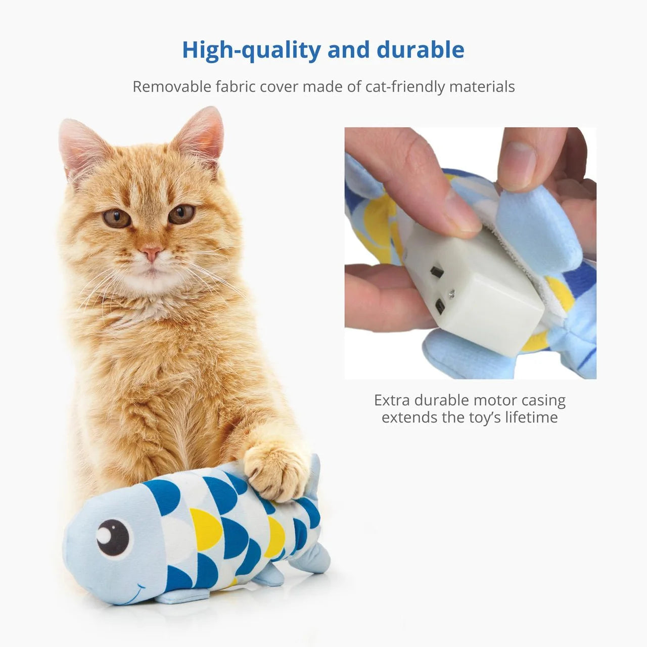 Catit Groovy Mini Fish Blue