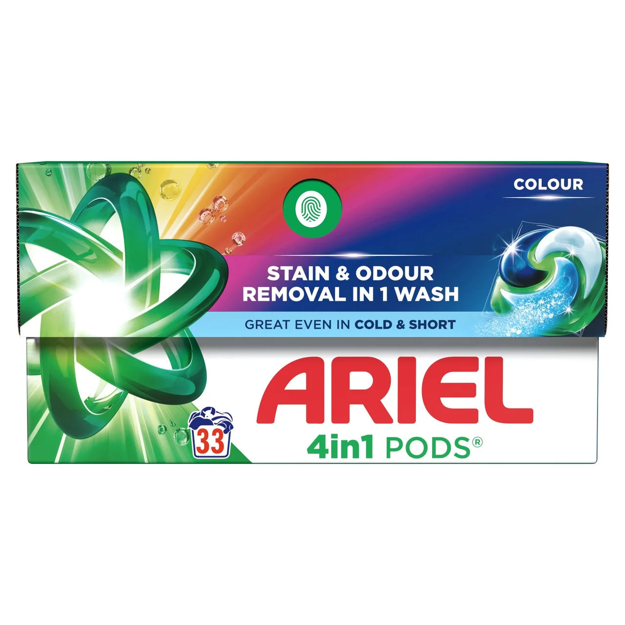 Ariel 4in1 Colour Pods Washing Capsules 33 Washes
