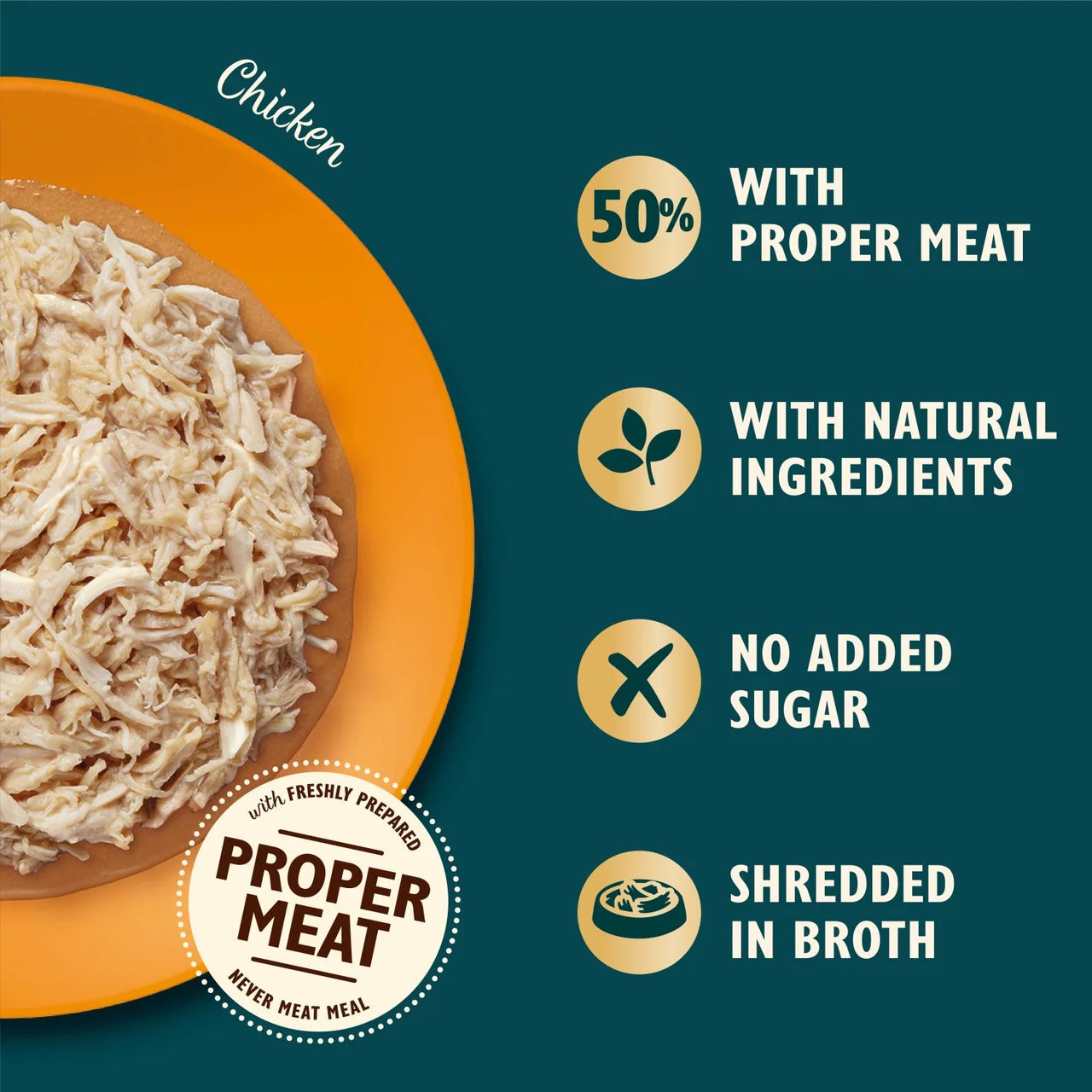 Lily's Kitchen Cat Shredded Fillets in Broth Multipack 8 x 70g