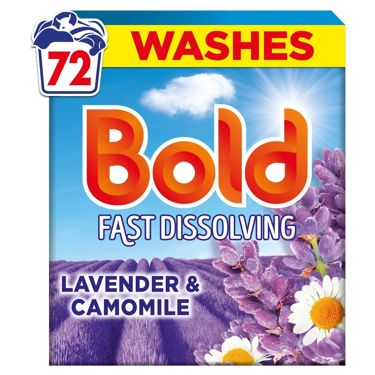 Bold Washing Powder Lavender & Camomile 72 Washes 3.6kg
