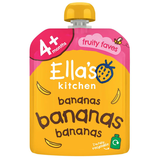 Ella's Kitchen Bananas First Tastes Baby Food Pouch 4+ Months 70g