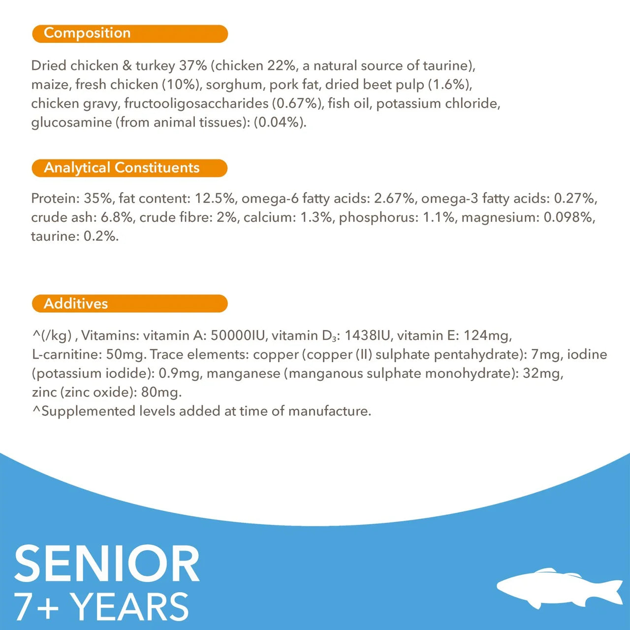 IAMS Advanced Nutrition Senior Cat Food With Ocean Fish 800g