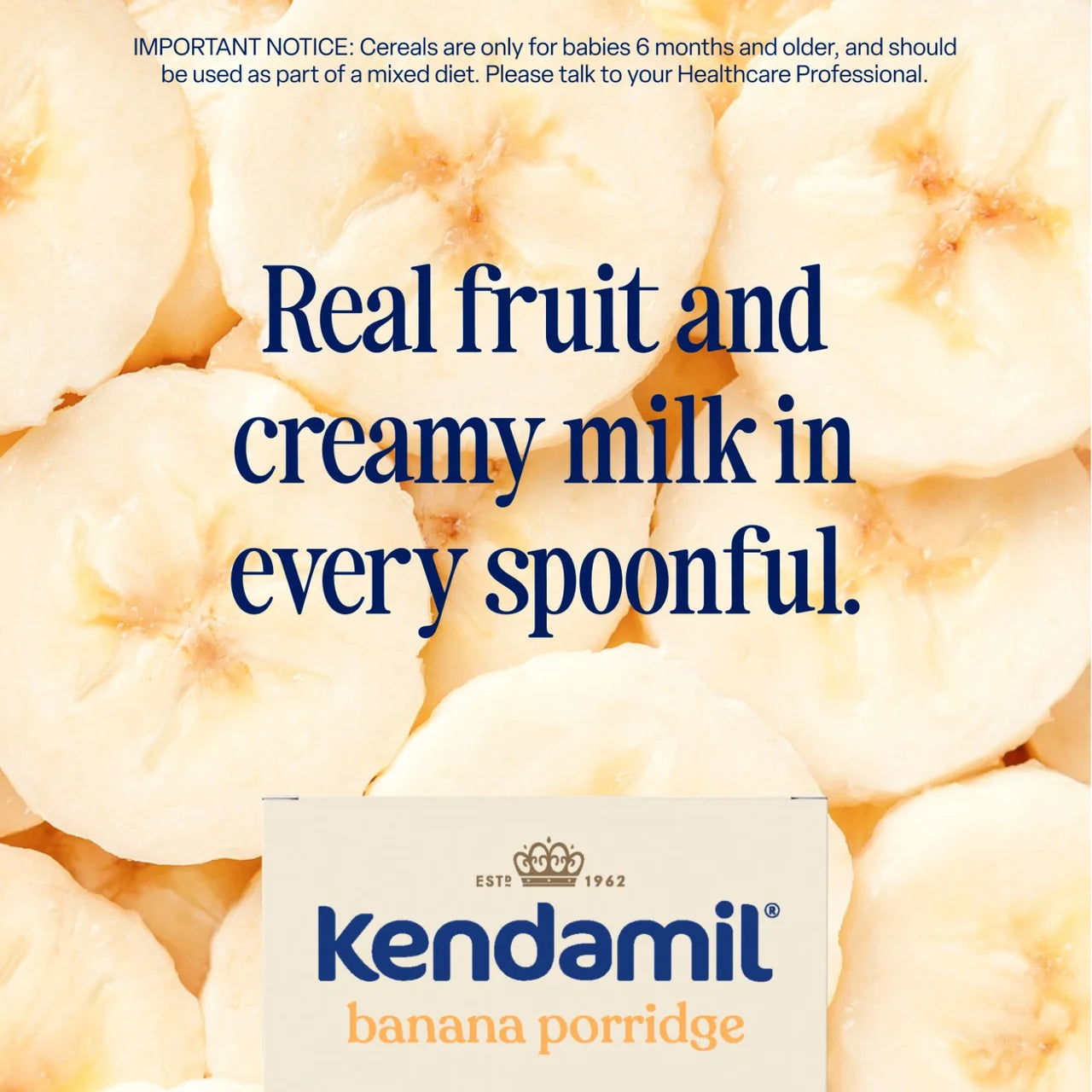 Kendamil Banana Porridge Baby Food 4+ Months 150g