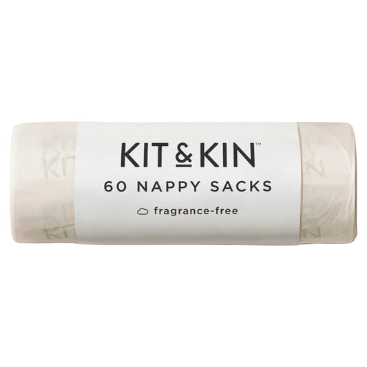 Kit & Kin Fragrance-Free Nappy Sacks 60 per pack