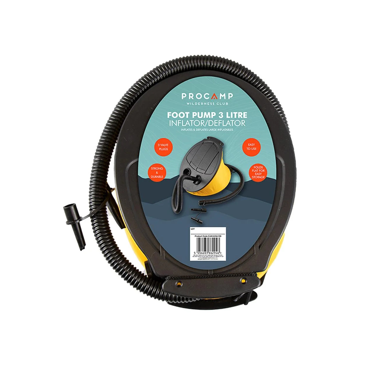 Procamp Foot Pump 3L