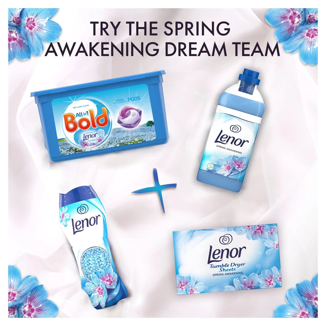 Lenor Fabric Tumble Dryer Sheets Spring Awakening 34 per pack