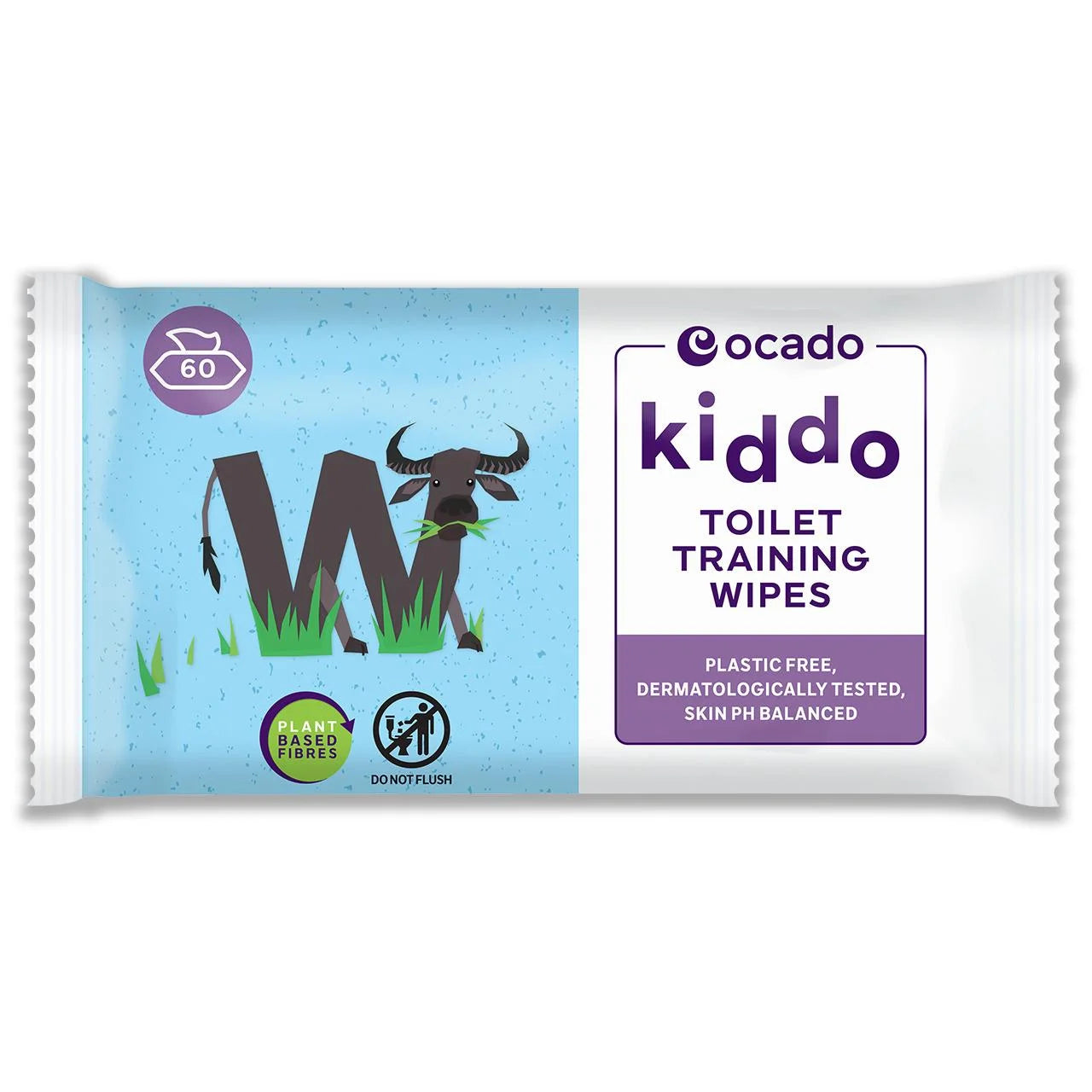 Ocado Kiddo Toilet Training Wipes 60 per pack
