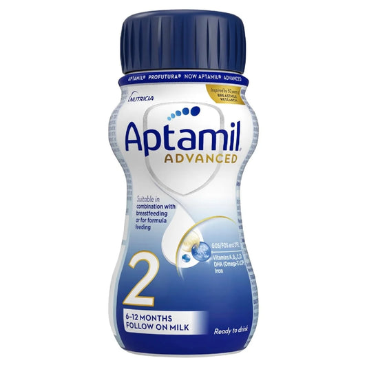 Aptamil Advanced 2 Follow On Formula Baby Milk Liquid 6-12 Months , 12 x 200ml