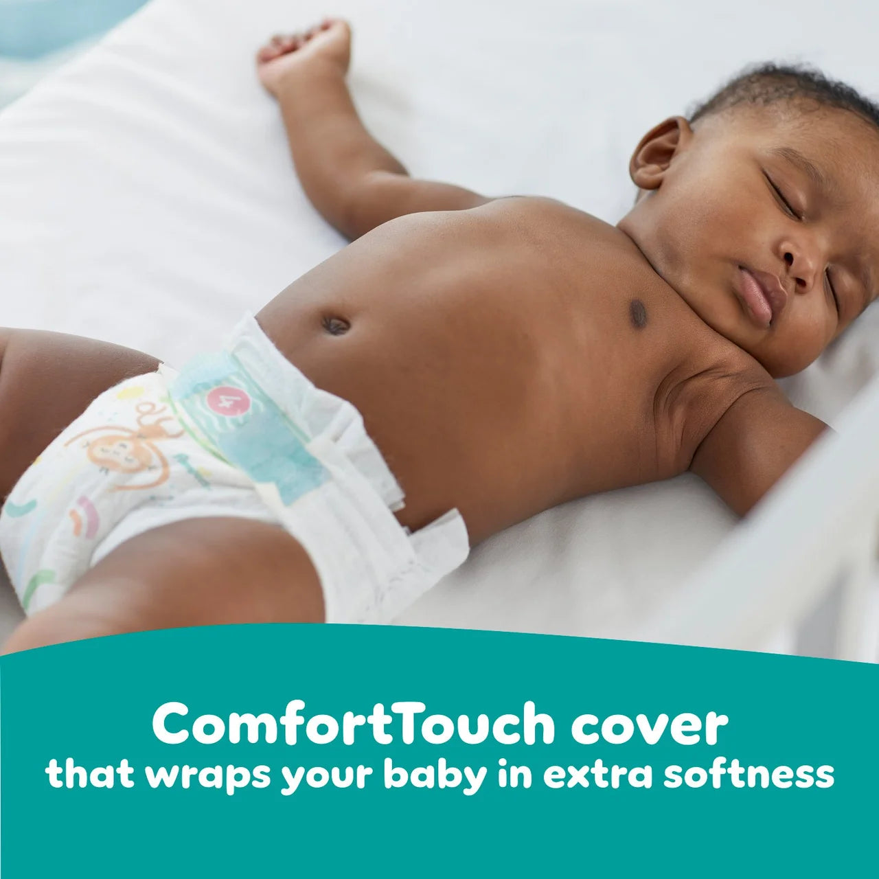 Pampers Baby-Dry Nappies, Size 3 (6-10kg) Essential 50 per Pack