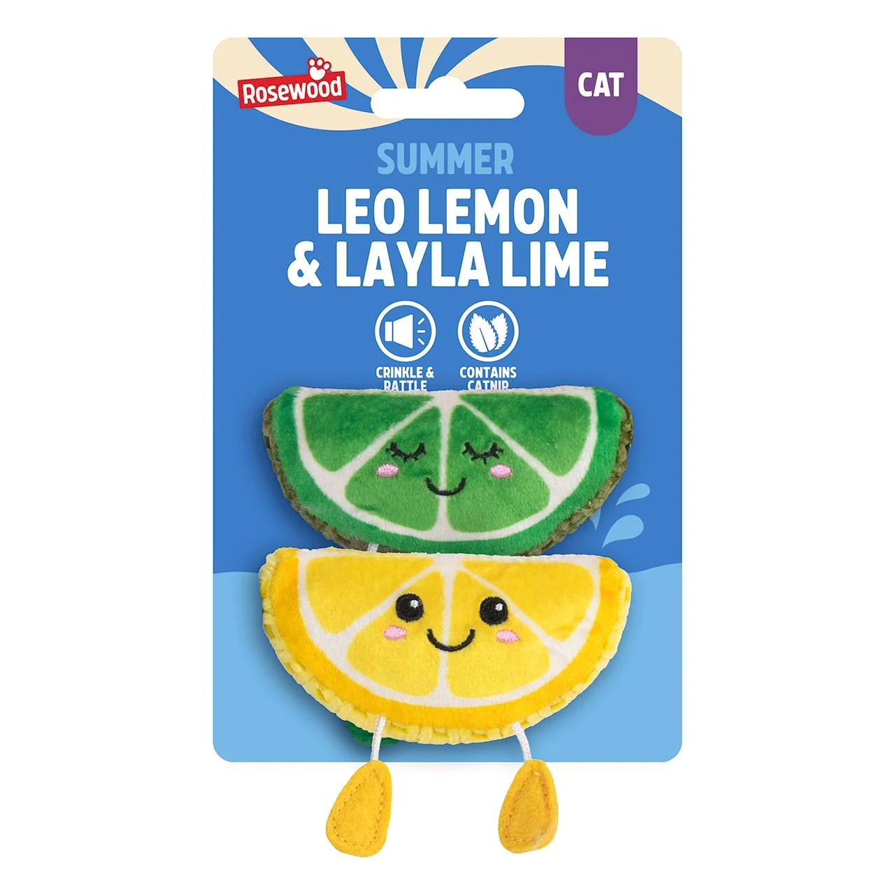 Rosewood Leo Lemon & Layla Lime Cat Toys