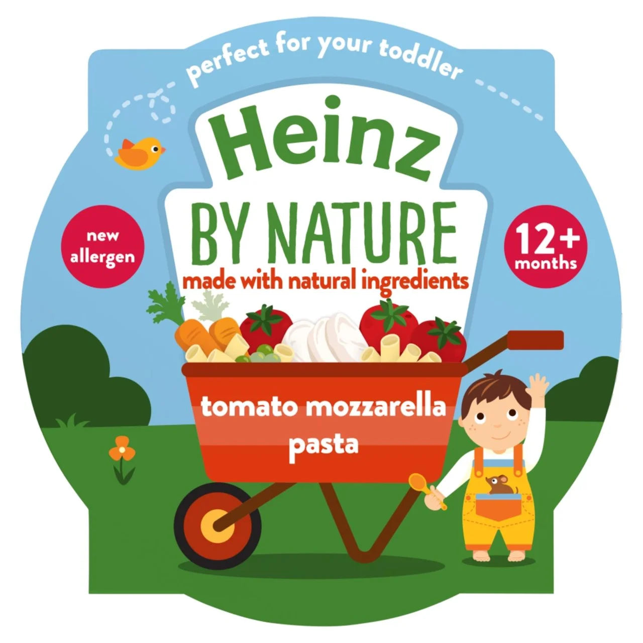 Heinz Tomato Mozzarella Pasta Shells Baby Food Tray 1+ Year 200g