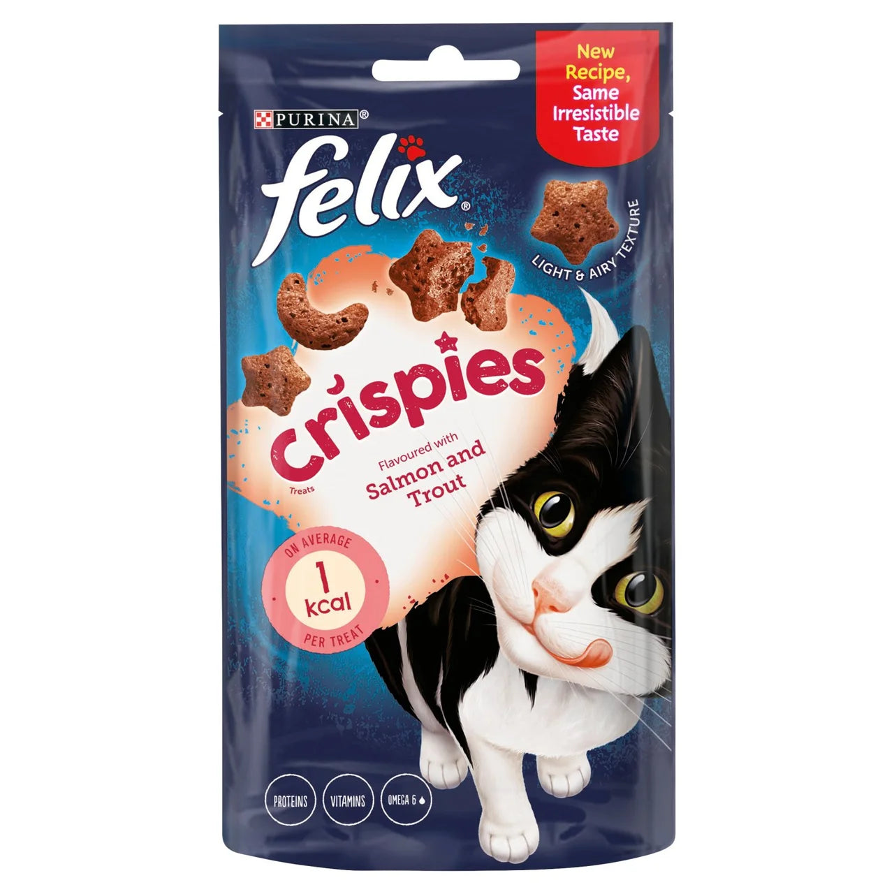 Felix Crispies Salmon & Trout Cat Treats 45g