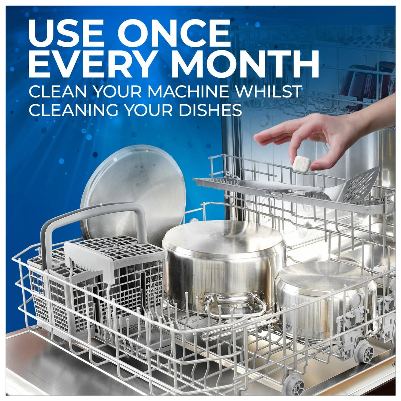 Finish In-Wash Dishwasher Machine Cleaner Tablets 3 per pack