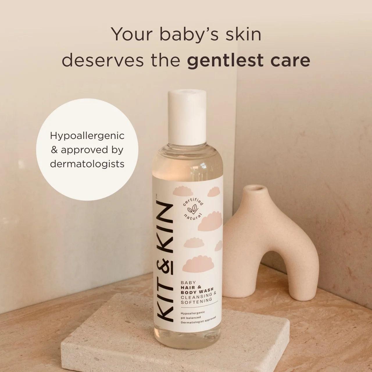 Kit & Kin Natural Hair & Body wash 250ml