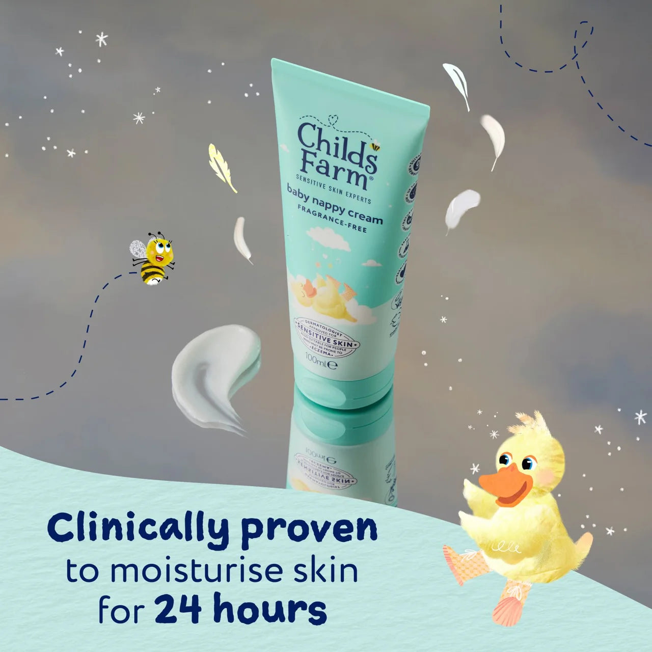 Childs Farm Baby Nappy Cream Fragrance-Free 100ml