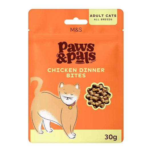 M&S Paws & Pals Chicken Dinner Bites 30g