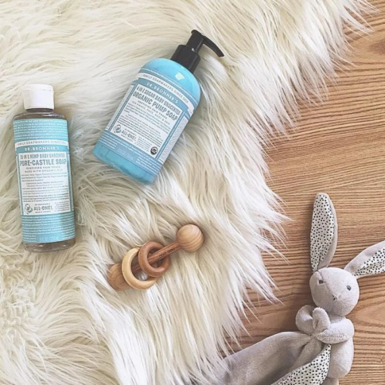 Dr. Bronner's Unscented Organic Baby Pump Soap 355ml