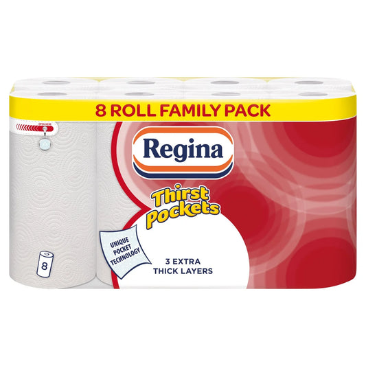 Regina Thirst Pockets 8 per pack