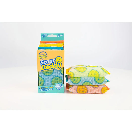 Scrub Daddy Scour Daddy Colors 3 per pack