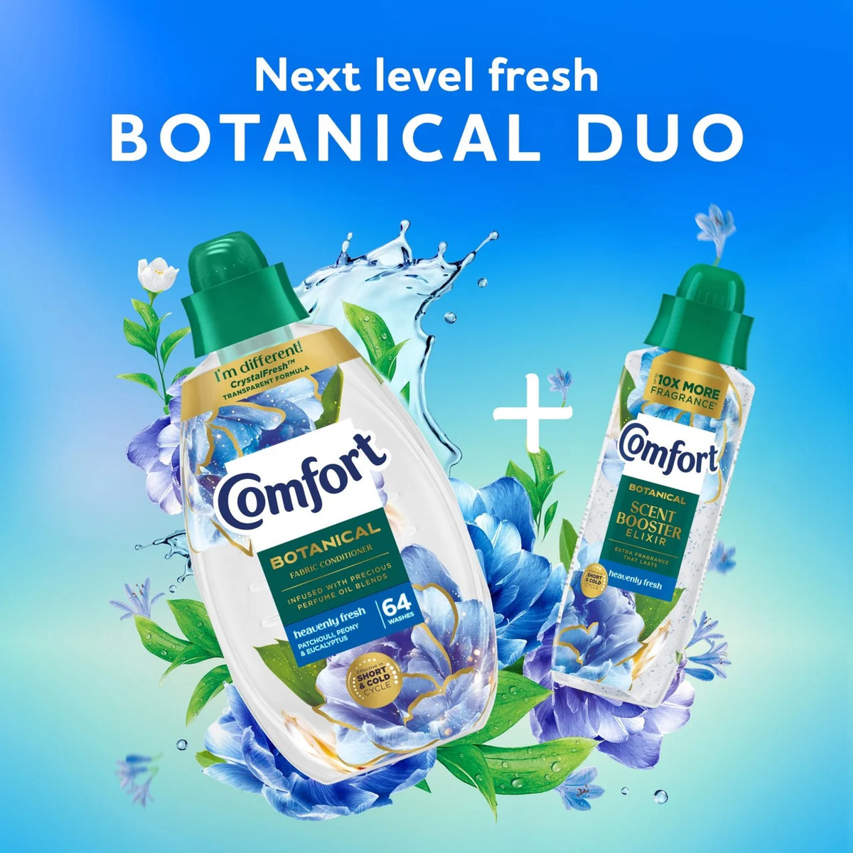 Comfort Botanical Fabric Conditioner Heavenly Fresh 64 Washes 960ml