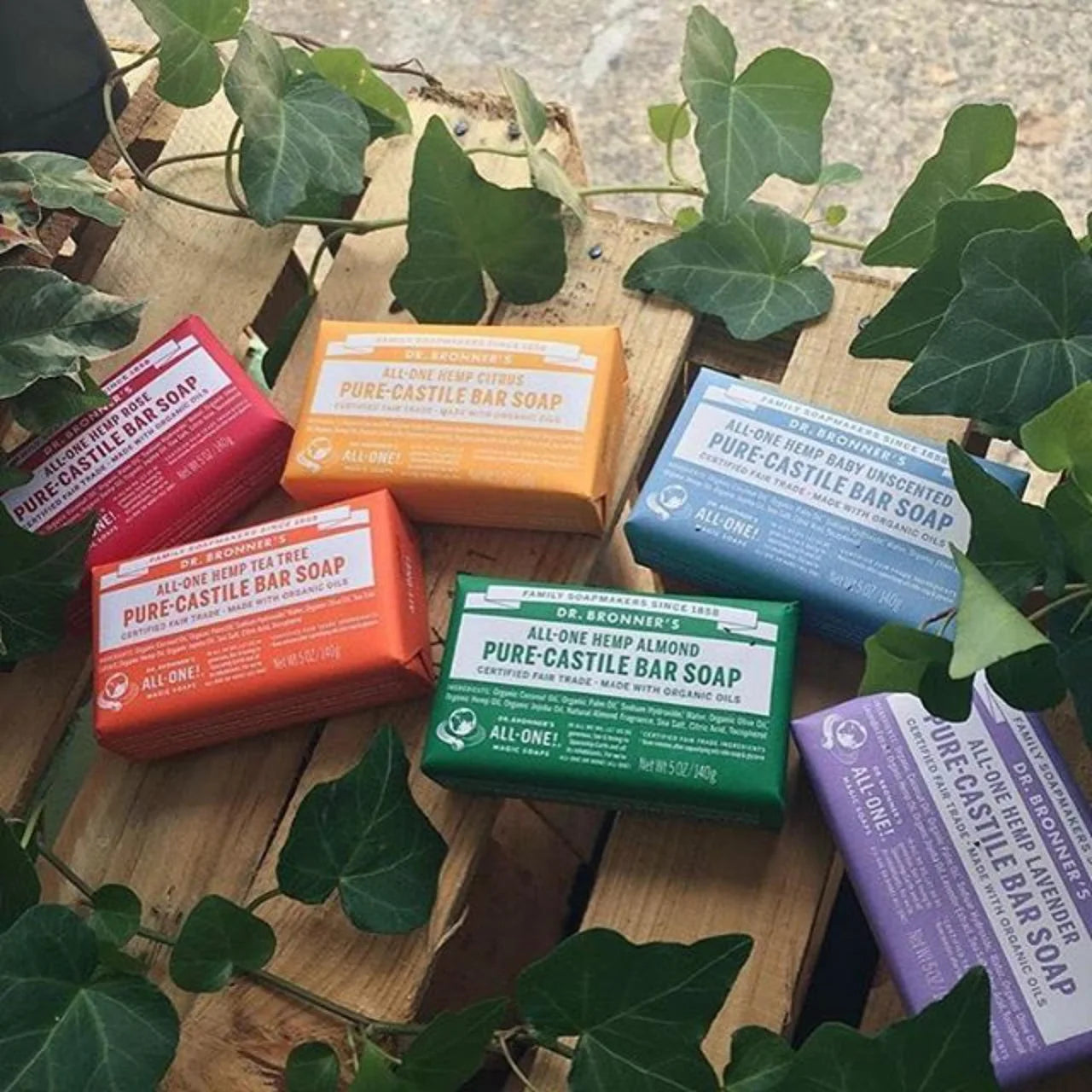 Dr. Bronner's Unscented Organic Baby Soap Bar 140g