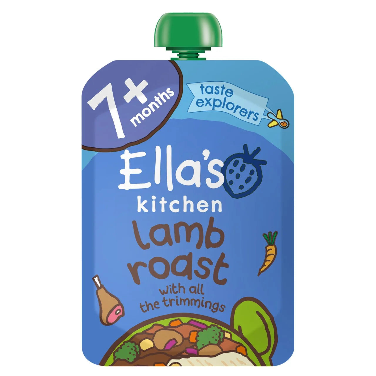 Ella's Kitchen Lamb Roast Baby Food Pouch 7+ Months 130g