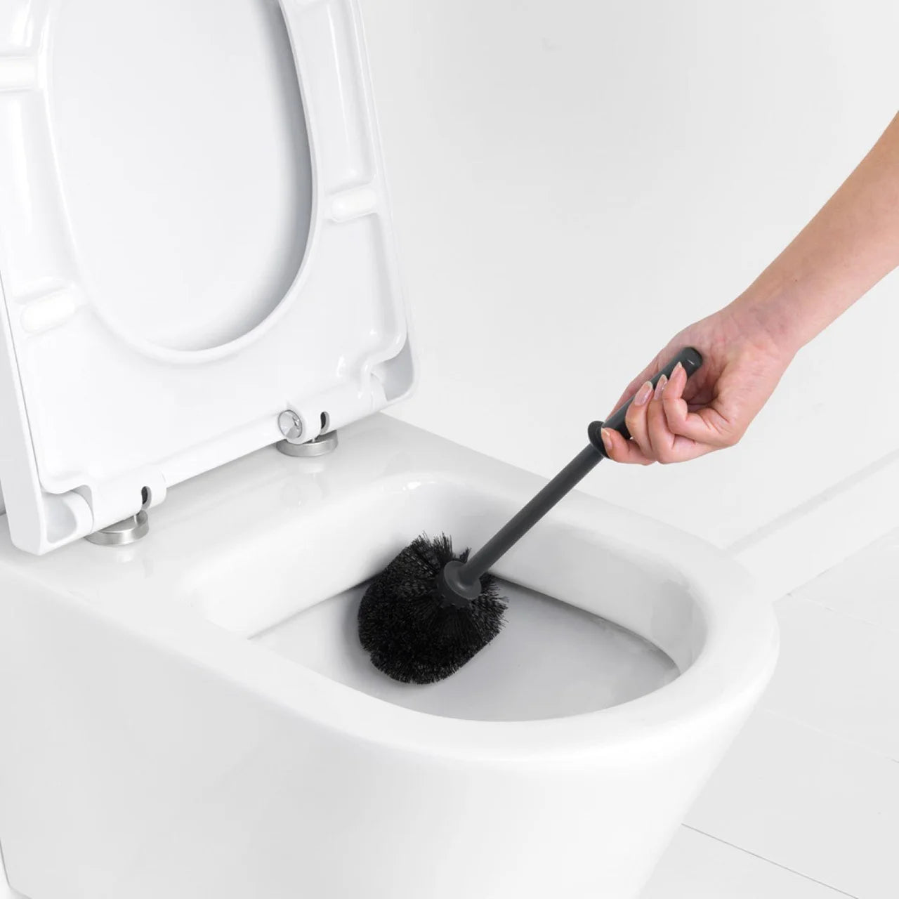 Brabantia ReNew Toilet Brush & Holder, Matte Black