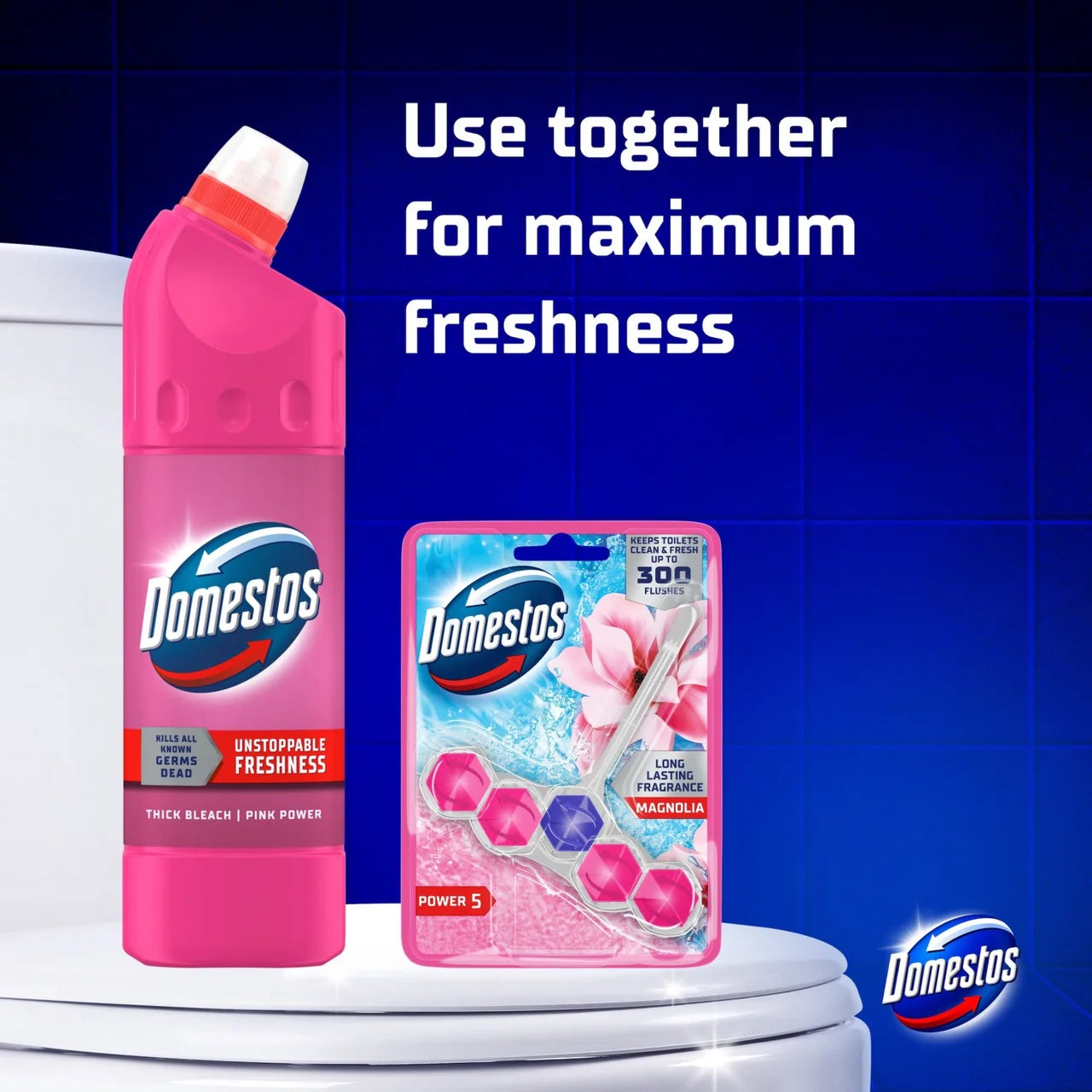 Domestos Thick Bleach Pink Power 750ml