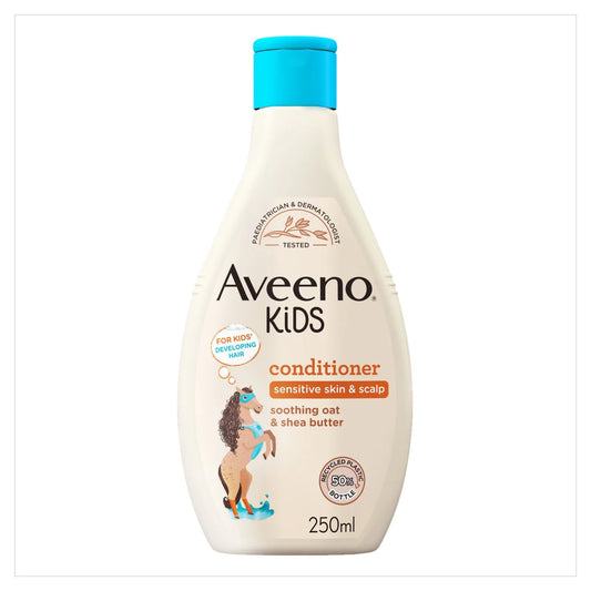Aveeno Kids Conditioner with Soothing Oat & Shea Butter for Sensitive Skin 250ml