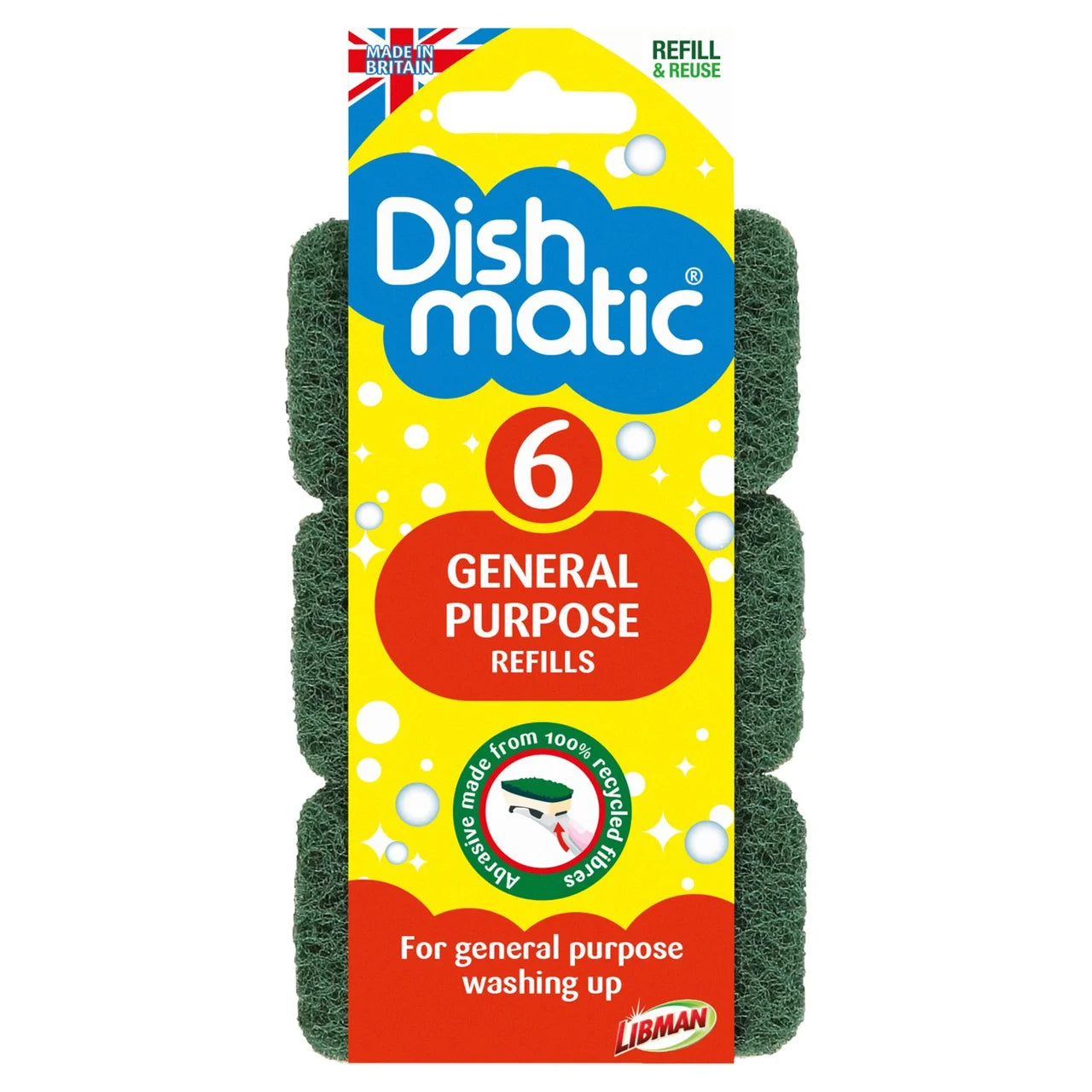 Dishmatic General Purpose Refills 6 per pack