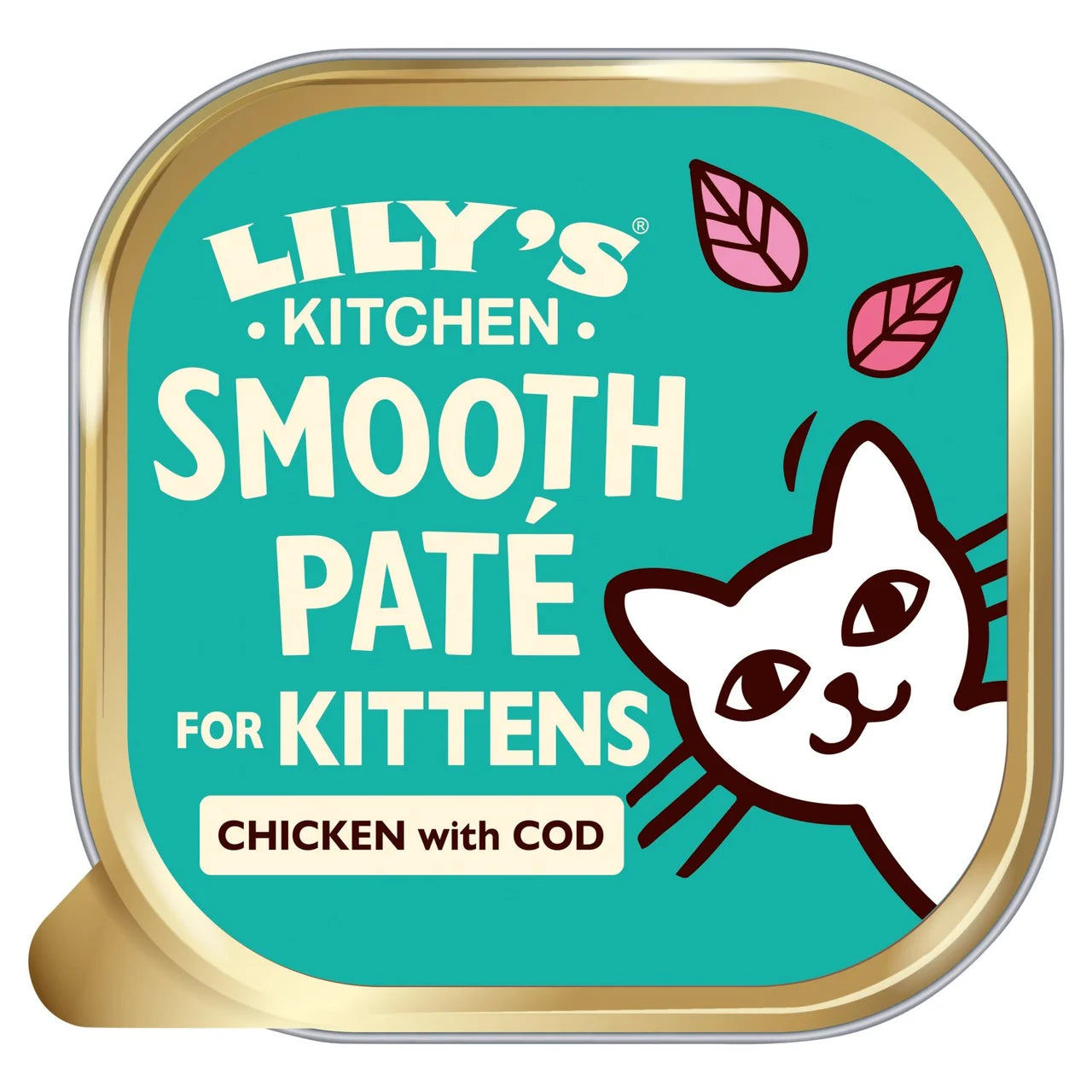 Lily's Kitchen Cat Smooth Chicken & Cod Pate for Kittens 85g