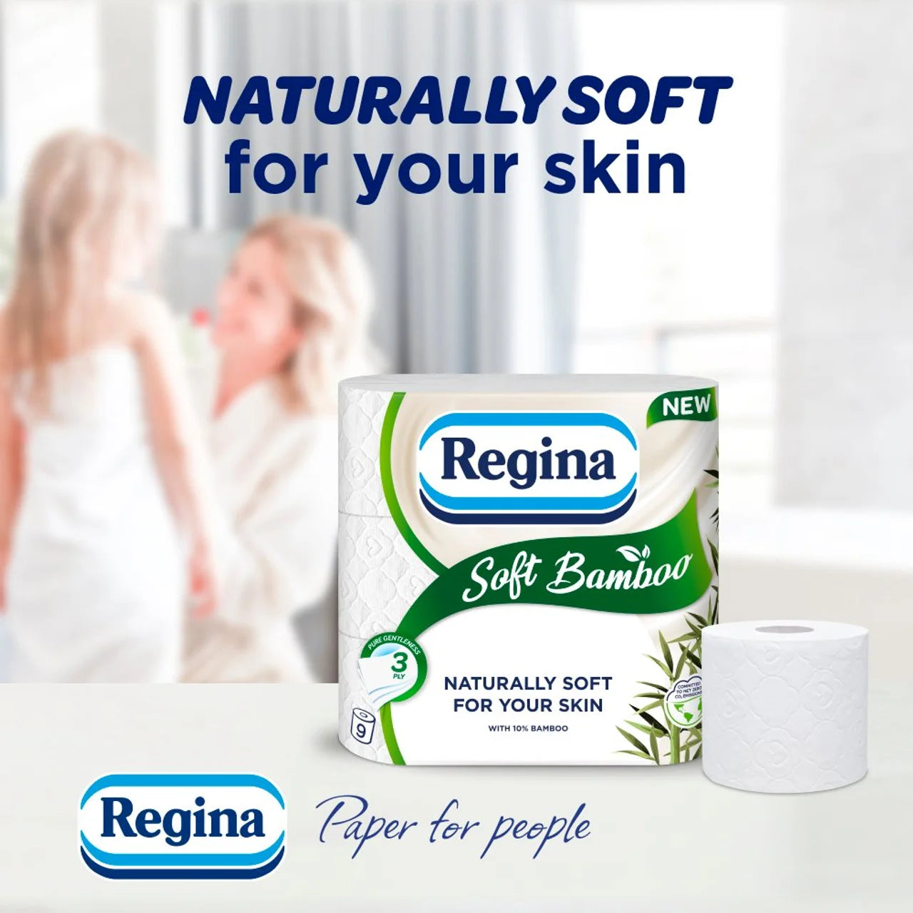 Regina Soft Bamboo Toilet Roll 9 Roll